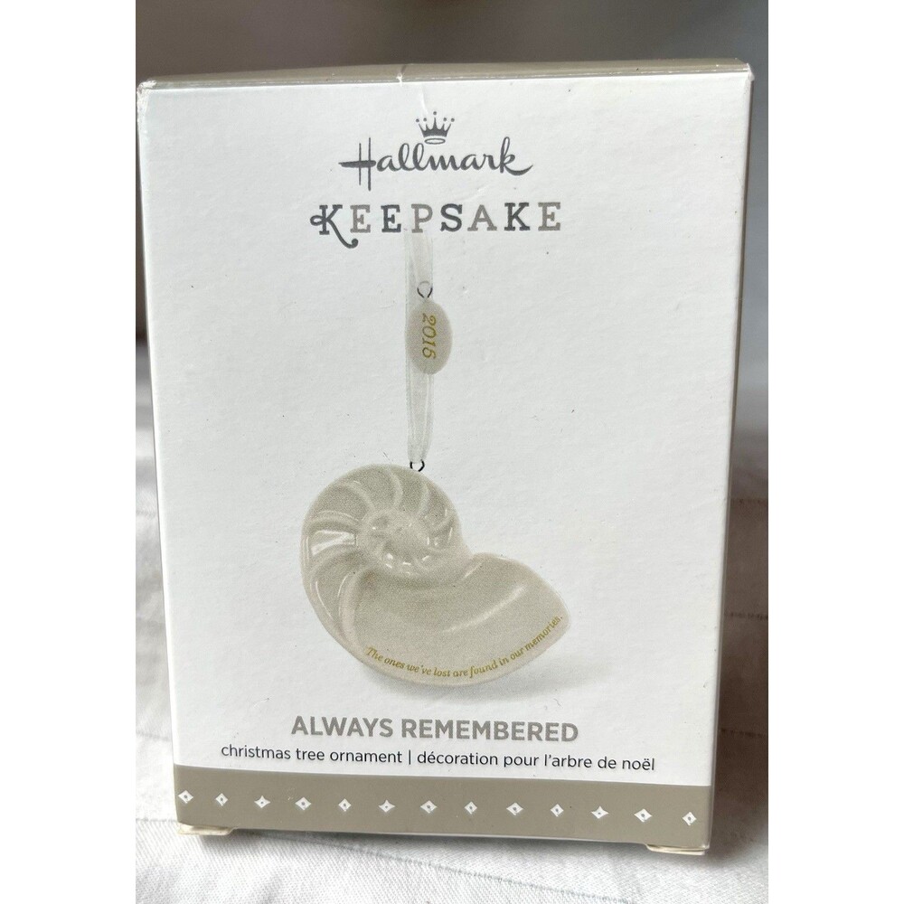 Hallmark 2015 Always Remembered Bereavement Keepsake Ornament